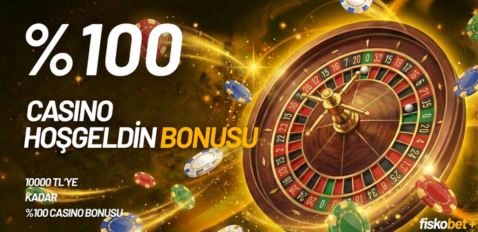 %100 Casino Hoşgeldin Bonusu